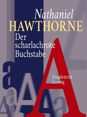 cover image of Der scharlachrote Buchstabe